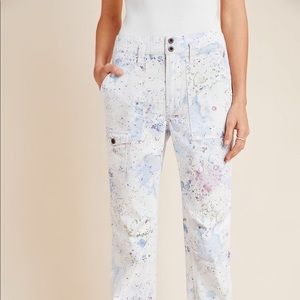Anthropologie WATERCOLOR CARGO Pants